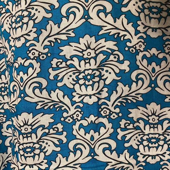 Vintage Tweeds Linen 3/4 Sleeve Tunic Top 1X Shoulder Pads Button Front V Neck - Picture 5 of 15